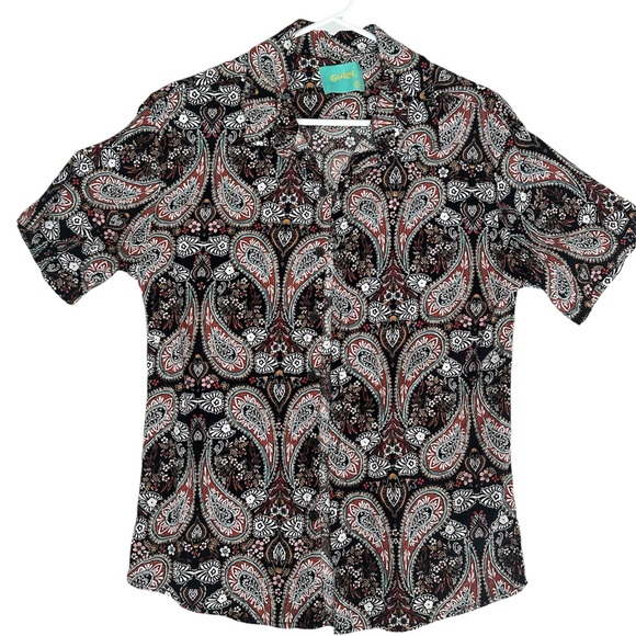 Gitano Other - Guiri Paisley Print Men's button up Shirt